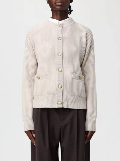 Brunello Cucinelli Cardigan  Woman Color Beige In White