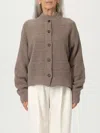 Brunello Cucinelli Cardigan  Woman Color Brown In Brown