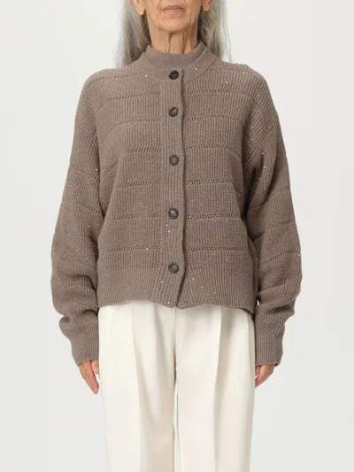 Brunello Cucinelli Cardigan  Woman Color Brown