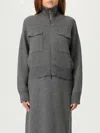 Brunello Cucinelli Double-knit Cardigan In Gray