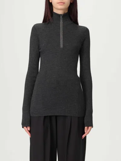 Brunello Cucinelli Cardigan  Woman Color Grey In Gray