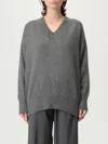 Brunello Cucinelli Cardigan  Woman Color Grey In Gray