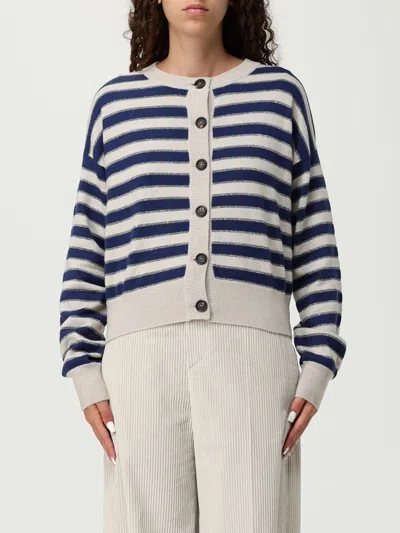 BRUNELLO CUCINELLI CARDIGAN BRUNELLO CUCINELLI WOMAN COLOR MULTICOLOR,H30903005