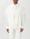 Brunello Cucinelli Layered Cardigan Sweaters And Cardigans White In Weiss