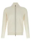 Brunello Cucinelli Cardigan Cashmere Sweaters And Cardigans White In Neutral
