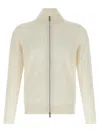Brunello Cucinelli Cardigan Cashmere Sweaters And Cardigans White In Neutral