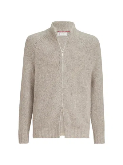 Brunello Cucinelli Cardigan In Gray
