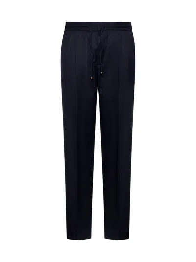 Brunello Cucinelli Cardigan In Maglia Di Cashmere Blu In Blue