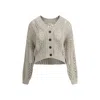 Brunello Cucinelli Cardigan In Perforated Women's Knit