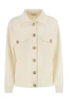 Brunello Cucinelli Buttoned Flap-pocket Cardigan In Neutral