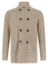 Brunello Cucinelli Cardigan À Double Boutonnage In Nude