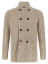 Brunello Cucinelli Cardigan À Double Boutonnage In Nude