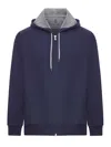 Brunello Cucinelli Leisure Sweatshirt In Azul
