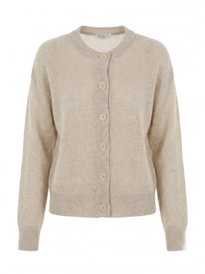 Brunello Cucinelli Cardigan In White