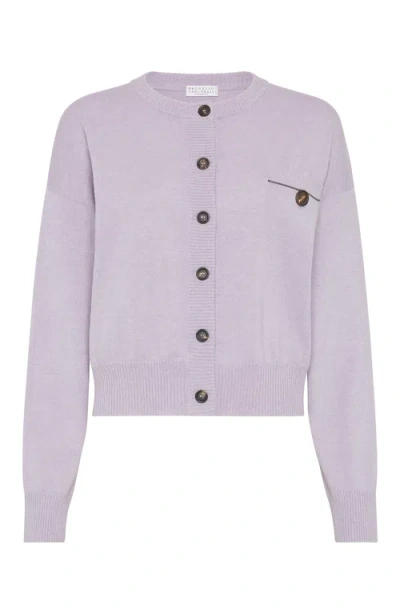 BRUNELLO CUCINELLI BRUNELLO CUCINELLI CARDIGAN WITH MONILI