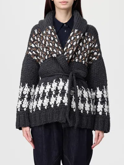 Brunello Cucinelli Cardigan Woman  In Black