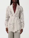 Brunello Cucinelli Cardigan Woman  In Neutral