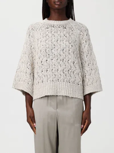 Brunello Cucinelli Cardigan Woman  In Nude
