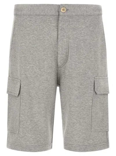 Brunello Cucinelli Cargo Bermuda Shorts Bermuda And Short Gray