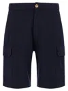 Brunello Cucinelli Bermuda Shorts Cargo Style Multiple Pockets In Black