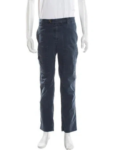 Pre-owned Brunello Cucinelli Cargo Pants In Blue