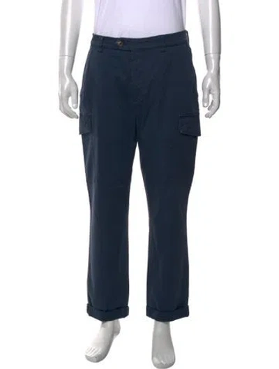 Pre-owned Brunello Cucinelli Cargo Pants In Blue