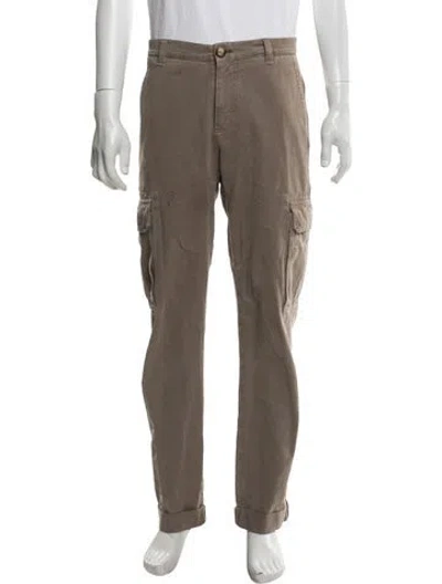 Pre-owned Brunello Cucinelli Cargo Pants In Brown