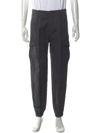 Pre-owned Brunello Cucinelli Cargo Pants In Gray
