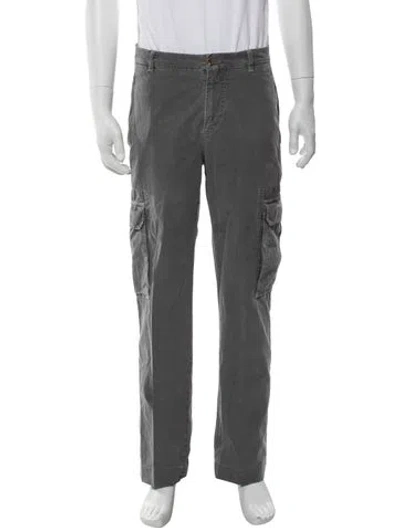 Pre-owned Brunello Cucinelli Cargo Pants In Grey