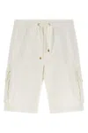 Brunello Cucinelli Cargo Pocket Bermuda Shorts Bermuda And Short White In White