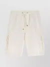 Brunello Cucinelli Cargo Pocket Bermuda Shorts Bermuda And Short White In White