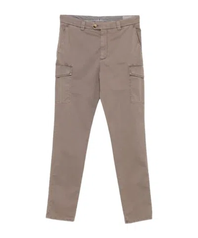 BRUNELLO CUCINELLI CARGO-POCKET COTTON TROUSERS
