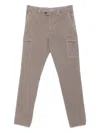 Brunello Cucinelli Cargo Pocket Trousers In Gray
