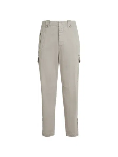 Brunello Cucinelli Cargo-pocket Trousers In Neutral