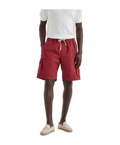 Brunello Cucinelli Cargo-pockets Shorts In Cherry Color