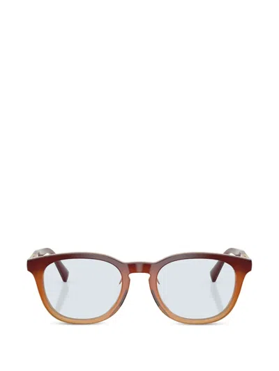 Brunello Cucinelli Casablanca Round-frame Glasses In Multi