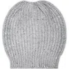 Brunello Cucinelli Cashmere And Silk Beanie In Gray