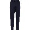 Brunello Cucinelli Cashmere-french Terry Silk Sweatpants In Navy Blue