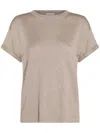 Brunello Cucinelli Women Cashmere And Silk Lightweight Sweater In Neutral