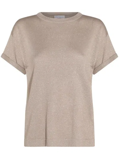BRUNELLO CUCINELLI CASHMERE AND SILK LIGHTWEIGHT SWEATER