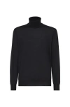 Brunello Cucinelli Cashmere And Silk Lightweight Sweater In Black