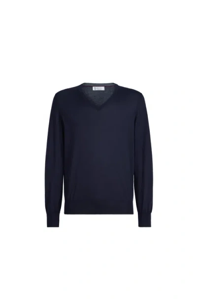 BRUNELLO CUCINELLI BRUNELLO CUCINELLI CASHMERE AND SILK LIGHTWEIGHT SWEATER