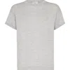 Brunello Cucinelli Women's Sparkling Cashmere And Silk Lightweight Sweater In Light Grey