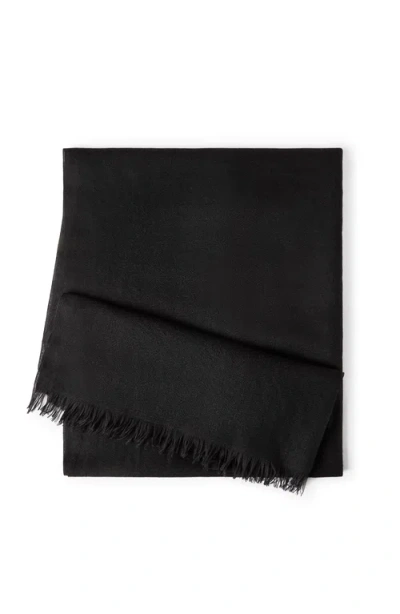 Brunello Cucinelli Cashmere And Silk Scarf In Black