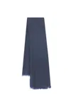 Brunello Cucinelli Women Cashmere And Silk Scarf In Blue