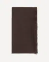 Brunello Cucinelli Cashmere And Silk Scarf In Brown
