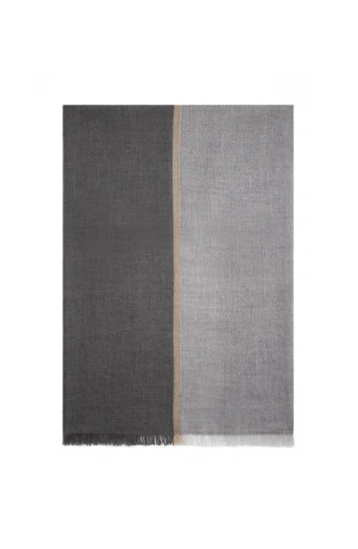 BRUNELLO CUCINELLI BRUNELLO CUCINELLI CASHMERE AND SILK SCARF
