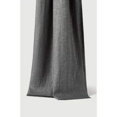 Brunello Cucinelli Cashmere And Silk Scarf In Gray