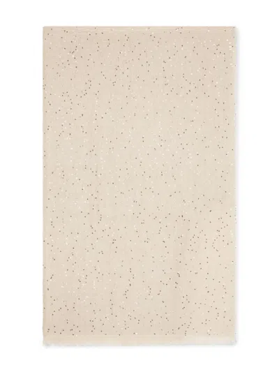 Brunello Cucinelli Cashmere And Silk Scarf In Neutral