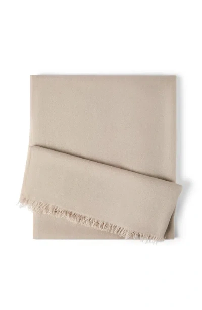 Brunello Cucinelli Cashmere And Silk Scarf In Neutral